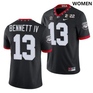 Shop Stetson Bennett IV Georgia Bulldogs Autographed Custom White Jersey