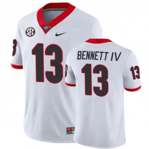 Trend] New Bulldogs #13 Stetson Bennett Jersey Black Game